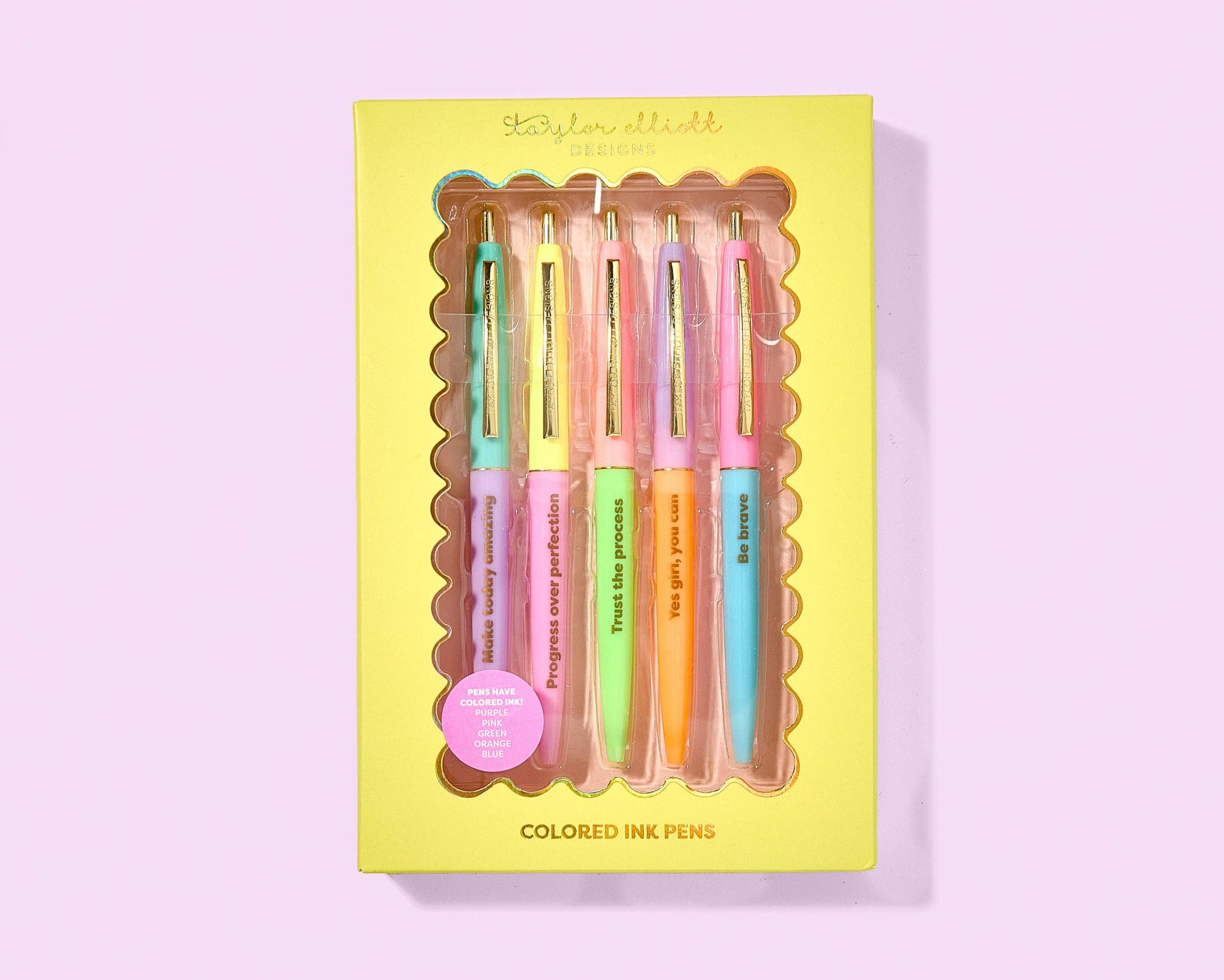 Pen Set - Motivational - Affirmations - 5 Piece Set-PENS-Taylor Elliott Designs-Stuffology - Where Vintage Meets Modern, A Boutique for Real Women in Crosbyton, TX