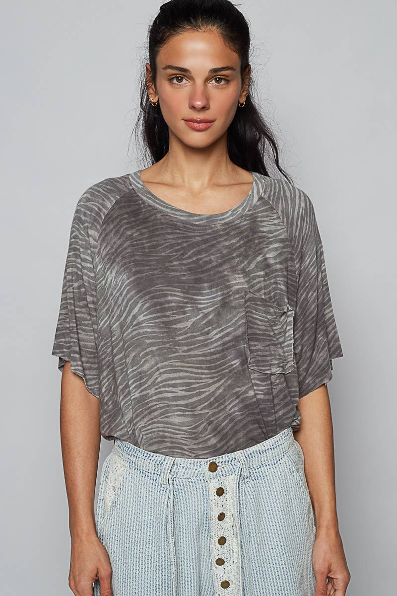 Leopard Short Sleeve Tee-Pol Clothing-Stuffology - Where Vintage Meets Modern, A Boutique for Real Women in Crosbyton, TX