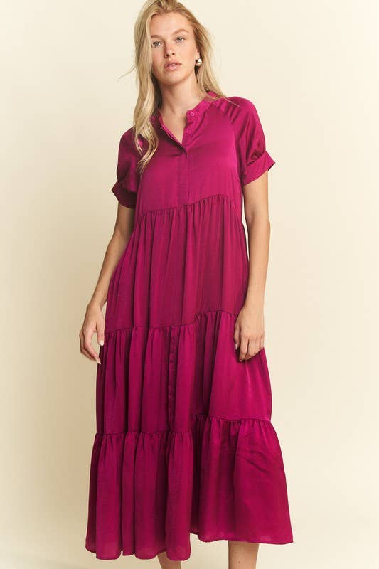 SHORT SLEEVE RUBY MAXI DRESSES-JADE BY JANE-Stuffology - Where Vintage Meets Modern, A Boutique for Real Women in Crosbyton, TX
