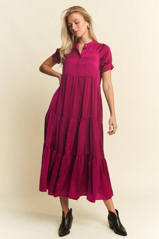 SHORT SLEEVE RUBY MAXI DRESSES-JADE BY JANE-Stuffology - Where Vintage Meets Modern, A Boutique for Real Women in Crosbyton, TX