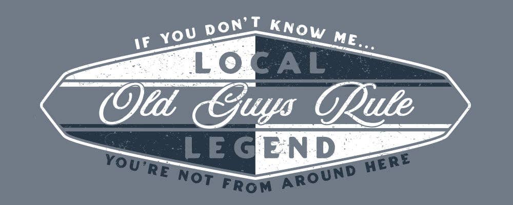 Old Guys Local Legend Graphic Tee-Graphic Tees-Old Guys Rule-Stuffology - Where Vintage Meets Modern, A Boutique for Real Women in Crosbyton, TX