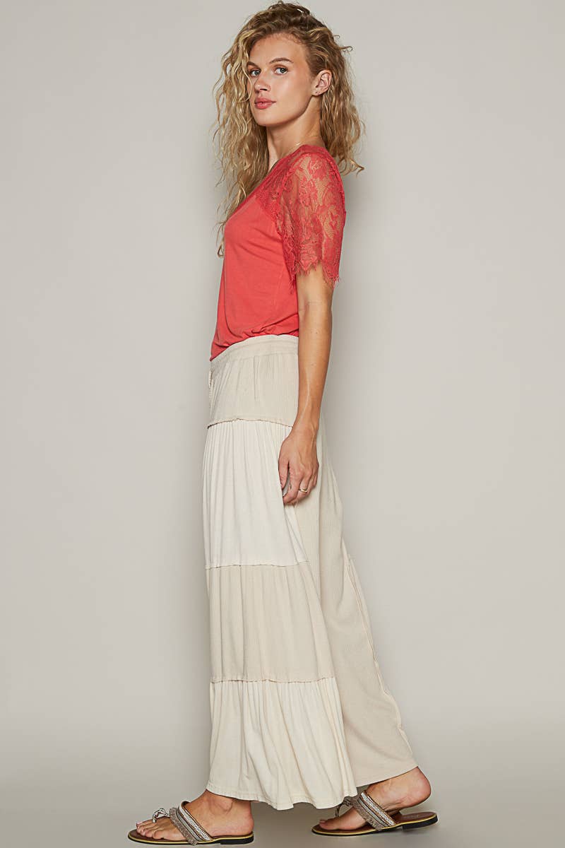Pol Clothing Ribbed Loose Knit Wide-Leg Pants-Pants-Pol Clothing-Stuffology - Where Vintage Meets Modern, A Boutique for Real Women in Crosbyton, TX