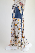 Easel Boho Patch Pocket Wide Leg Pants-Pants-Easel-Stuffology - Where Vintage Meets Modern, A Boutique for Real Women in Crosbyton, TX