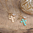 Grace Notes – Dainty Charm Cluster Necklace on Paperclip Chain-Necklaces-PennyLine inc-Stuffology - Where Vintage Meets Modern, A Boutique for Real Women in Crosbyton, TX