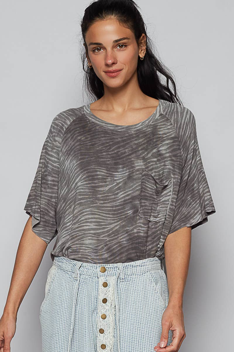 Leopard Short Sleeve Tee-Pol Clothing-Stuffology - Where Vintage Meets Modern, A Boutique for Real Women in Crosbyton, TX