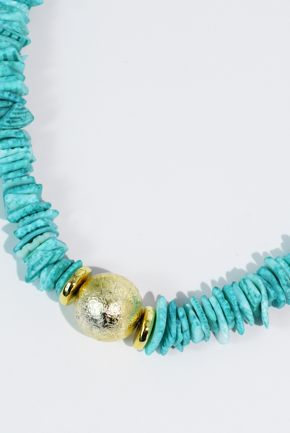 Turquoise Coast Beaded Necklace-Necklaces-Treasure Jewels Inc.-Stuffology - Where Vintage Meets Modern, A Boutique for Real Women in Crosbyton, TX