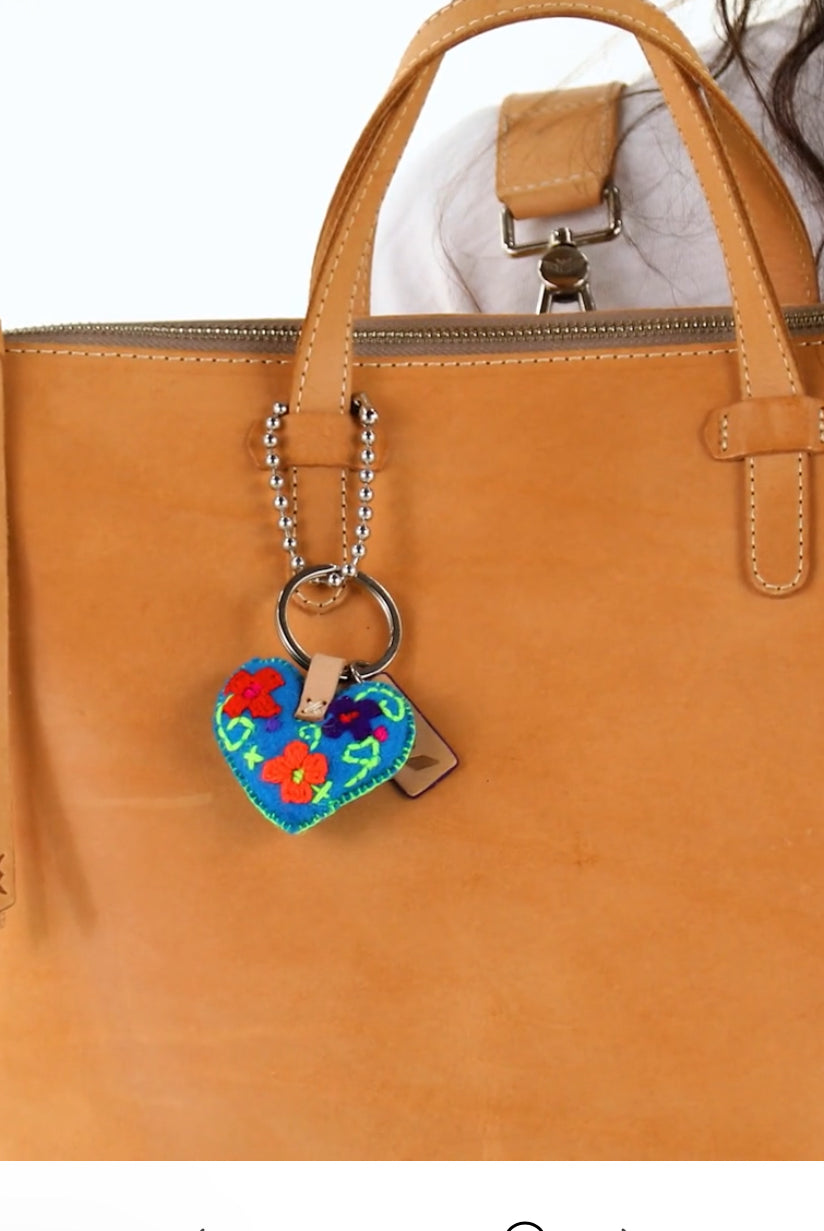 Consuela Corazon Turquoise Chico Charm-Bag Charms-CONSUELA-Stuffology - Where Vintage Meets Modern, A Boutique for Real Women in Crosbyton, TX