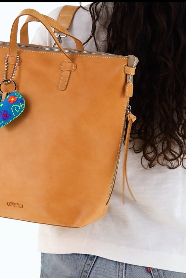 Consuela Corazon Grande Turquoise Charm-Bag Charms-CONSUELA-Stuffology - Where Vintage Meets Modern, A Boutique for Real Women in Crosbyton, TX