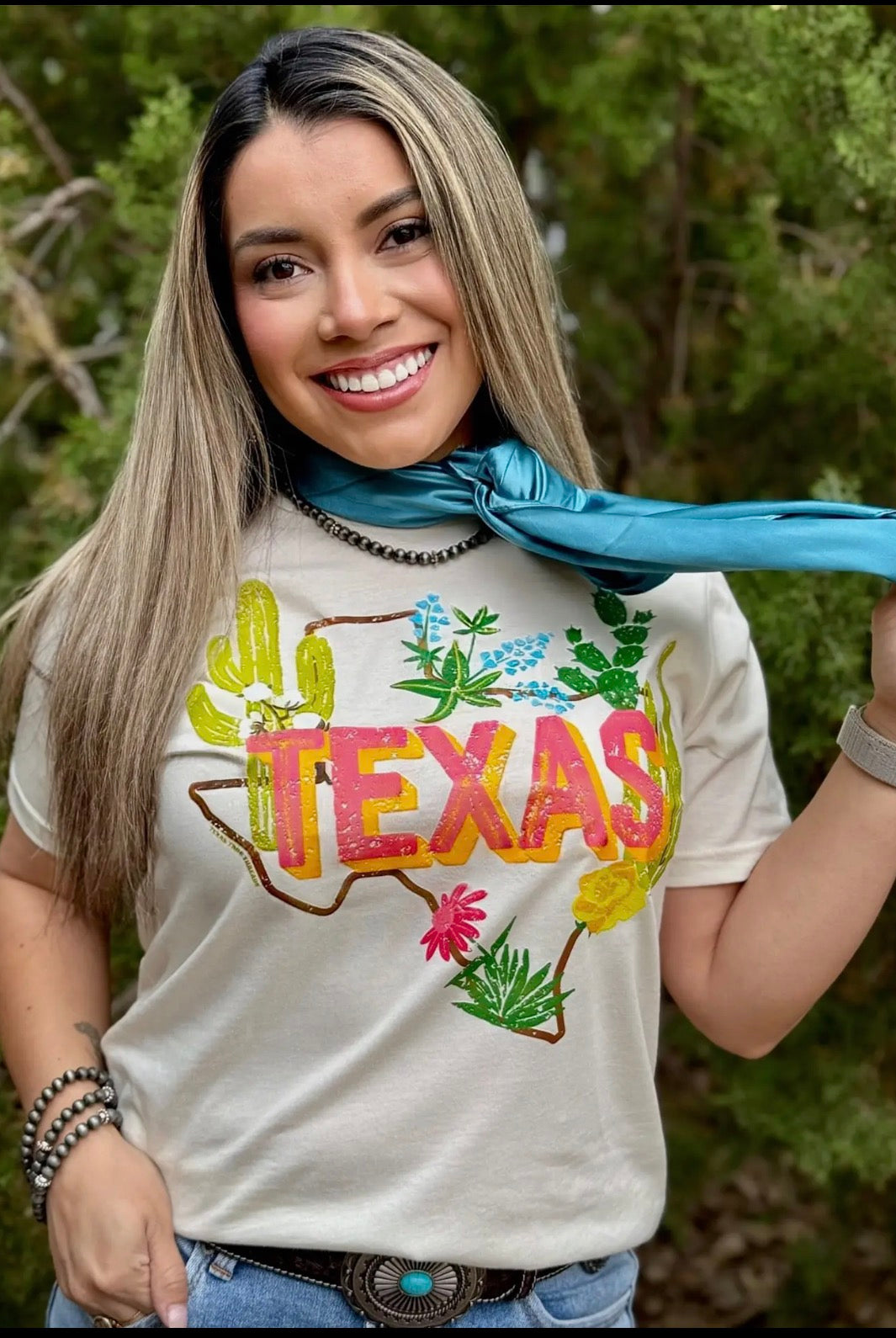 Texas Bloom Graphic Tee-Graphic Tees-Texas True Threads-Stuffology - Where Vintage Meets Modern, A Boutique for Real Women in Crosbyton, TX
