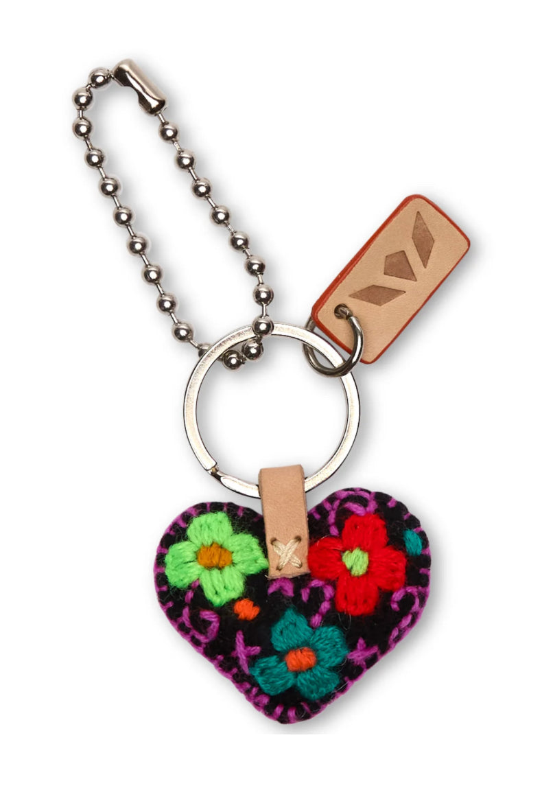 Consuela Corazon Black Chico Charm-Bag Charms-CONSUELA-Stuffology - Where Vintage Meets Modern, A Boutique for Real Women in Crosbyton, TX