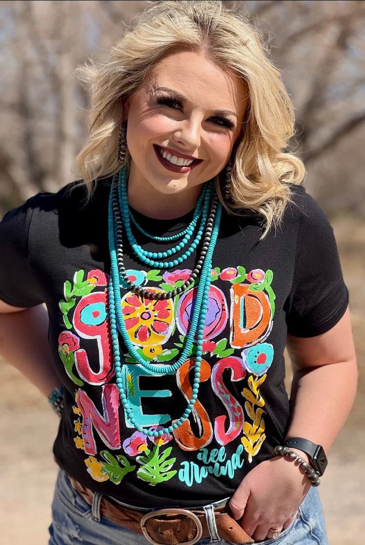 Goodness All Around Graphic Tee-Graphic Tees-Texas True Threads-Stuffology - Where Vintage Meets Modern, A Boutique for Real Women in Crosbyton, TX