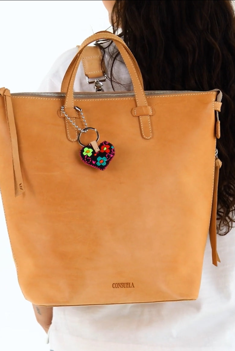 Consuela Corazon Black Chico Charm-Bag Charms-CONSUELA-Stuffology - Where Vintage Meets Modern, A Boutique for Real Women in Crosbyton, TX