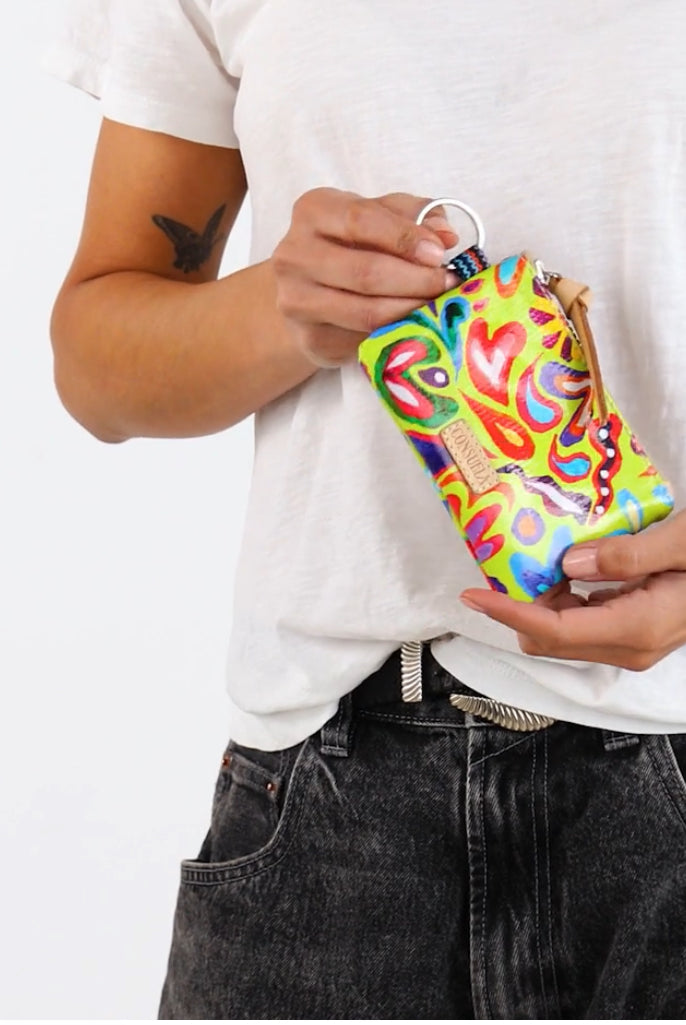 Consuela Limon Pouch-wrist wallet-Stuffology Boutique -Stuffology - Where Vintage Meets Modern, A Boutique for Real Women in Crosbyton, TX