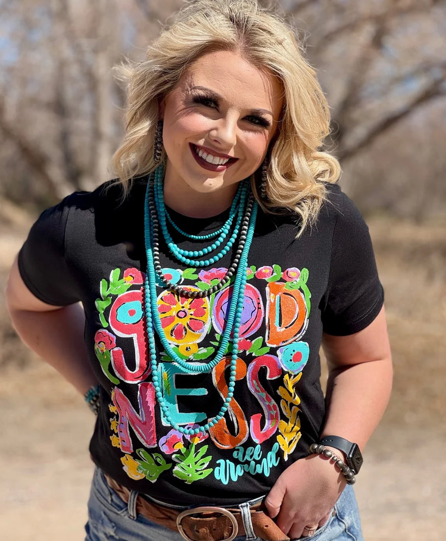 Goodness All Around Graphic Tee-Graphic Tees-Texas True Threads-Stuffology - Where Vintage Meets Modern, A Boutique for Real Women in Crosbyton, TX