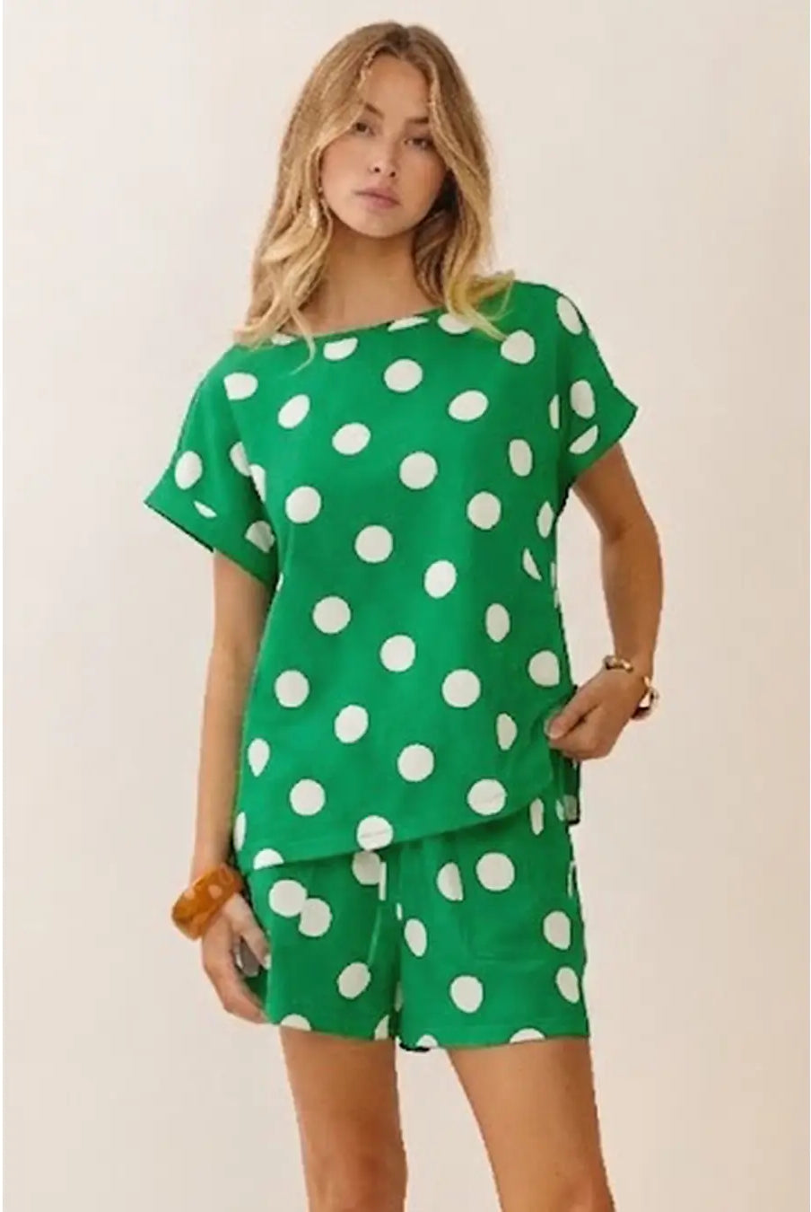 Polka Dot Matching Set-Matching Sets-Oddi-Stuffology - Where Vintage Meets Modern, A Boutique for Real Women in Crosbyton, TX
