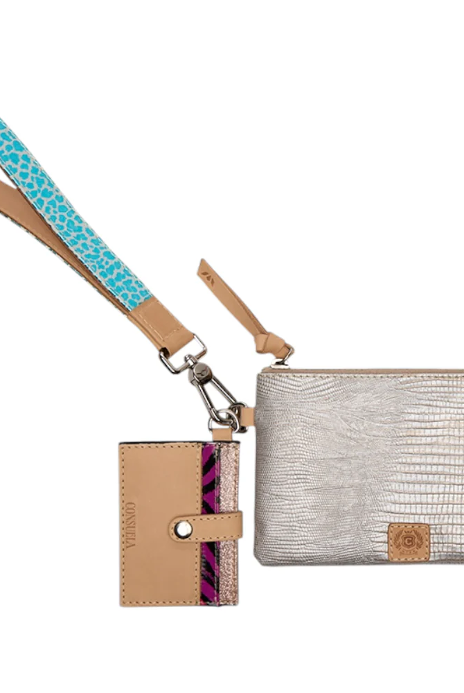 Consuela Celeste Combi-wrist wallet-CONSUELA-Stuffology - Where Vintage Meets Modern, A Boutique for Real Women in Crosbyton, TX