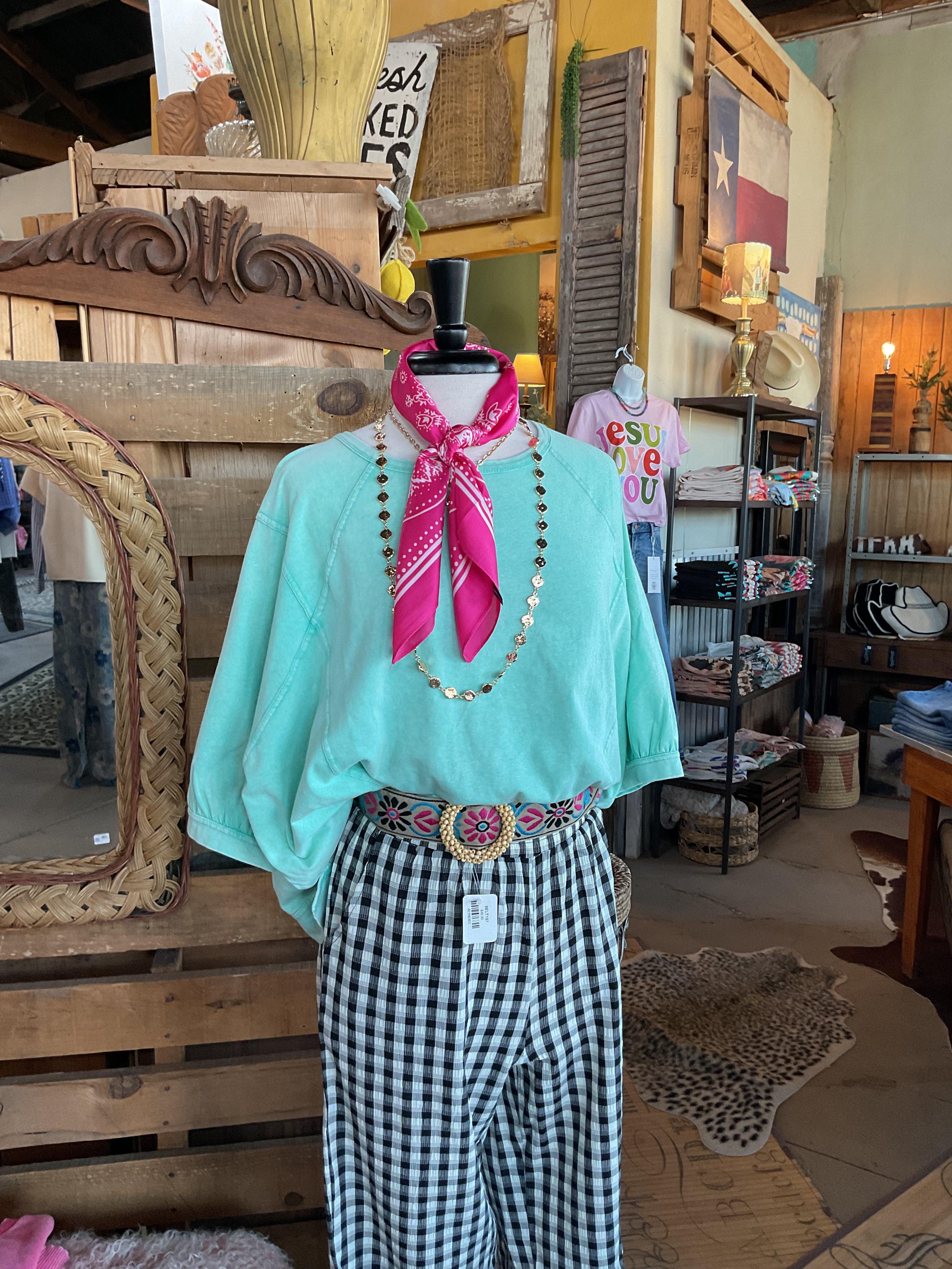 Pretty in Pink Wild Rag-Wild Rags-Stuffology Boutique -Stuffology - Where Vintage Meets Modern, A Boutique for Real Women in Crosbyton, TX