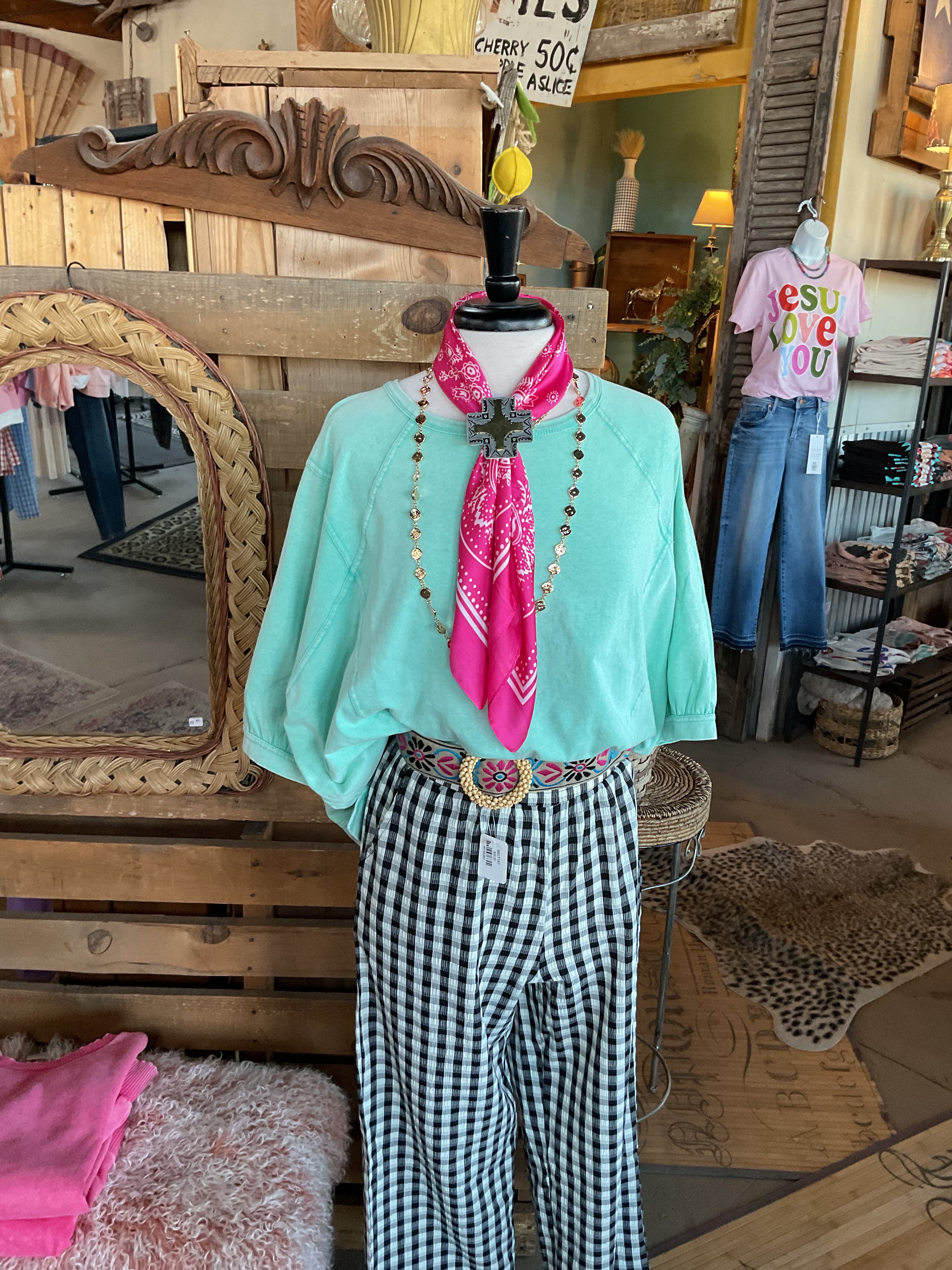Pretty in Pink Wild Rag-Wild Rags-Stuffology Boutique -Stuffology - Where Vintage Meets Modern, A Boutique for Real Women in Crosbyton, TX
