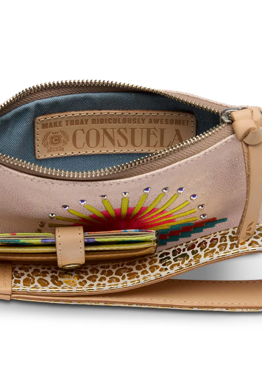 Consuela Fuzzy Combi Wristlet-Wrislets-Stuffology Boutique -Stuffology - Where Vintage Meets Modern, A Boutique for Real Women in Crosbyton, TX