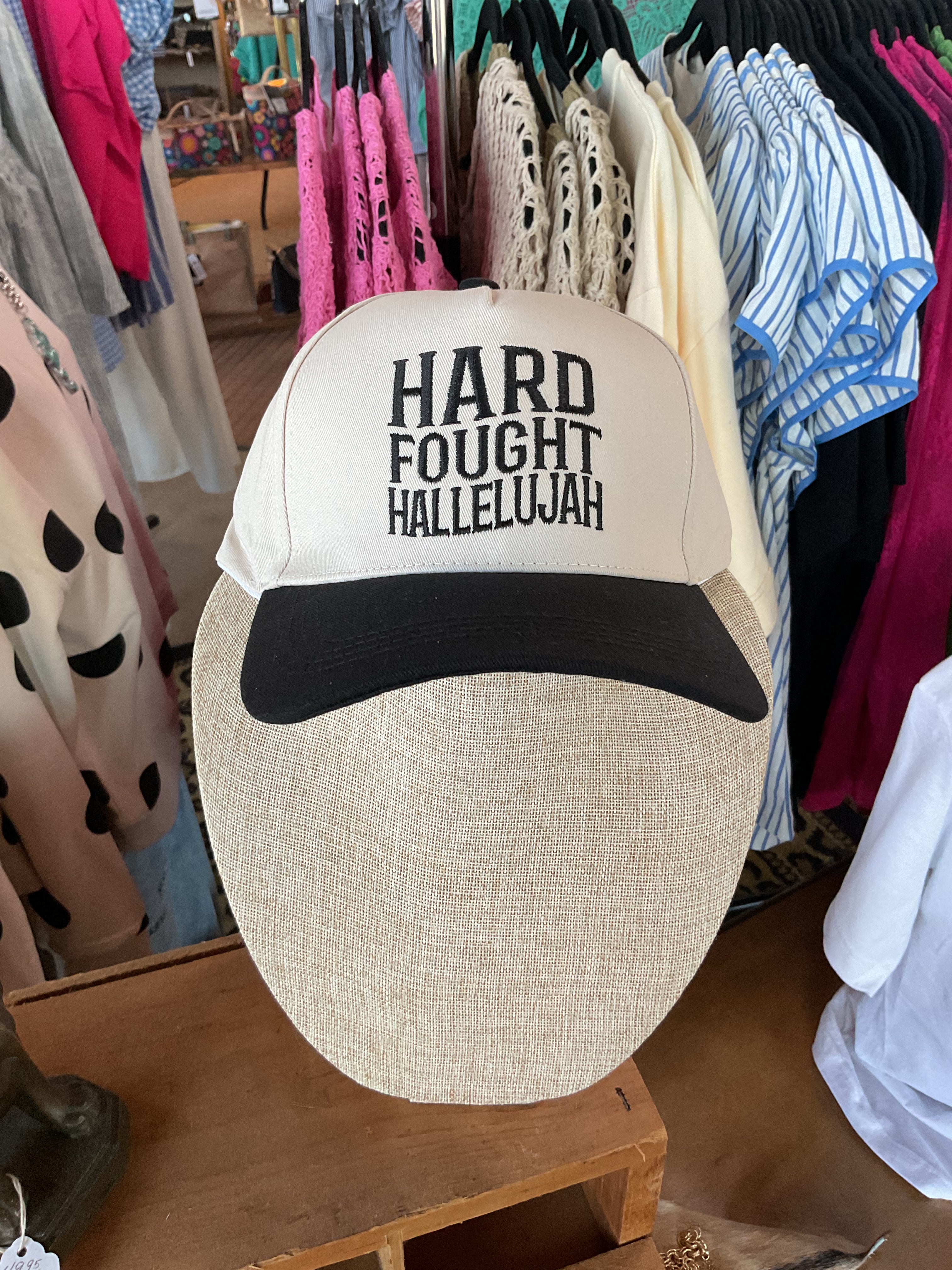 Hat - Hard Fought Hallelujah-Hats-Zenana-Stuffology - Where Vintage Meets Modern, A Boutique for Real Women in Crosbyton, TX
