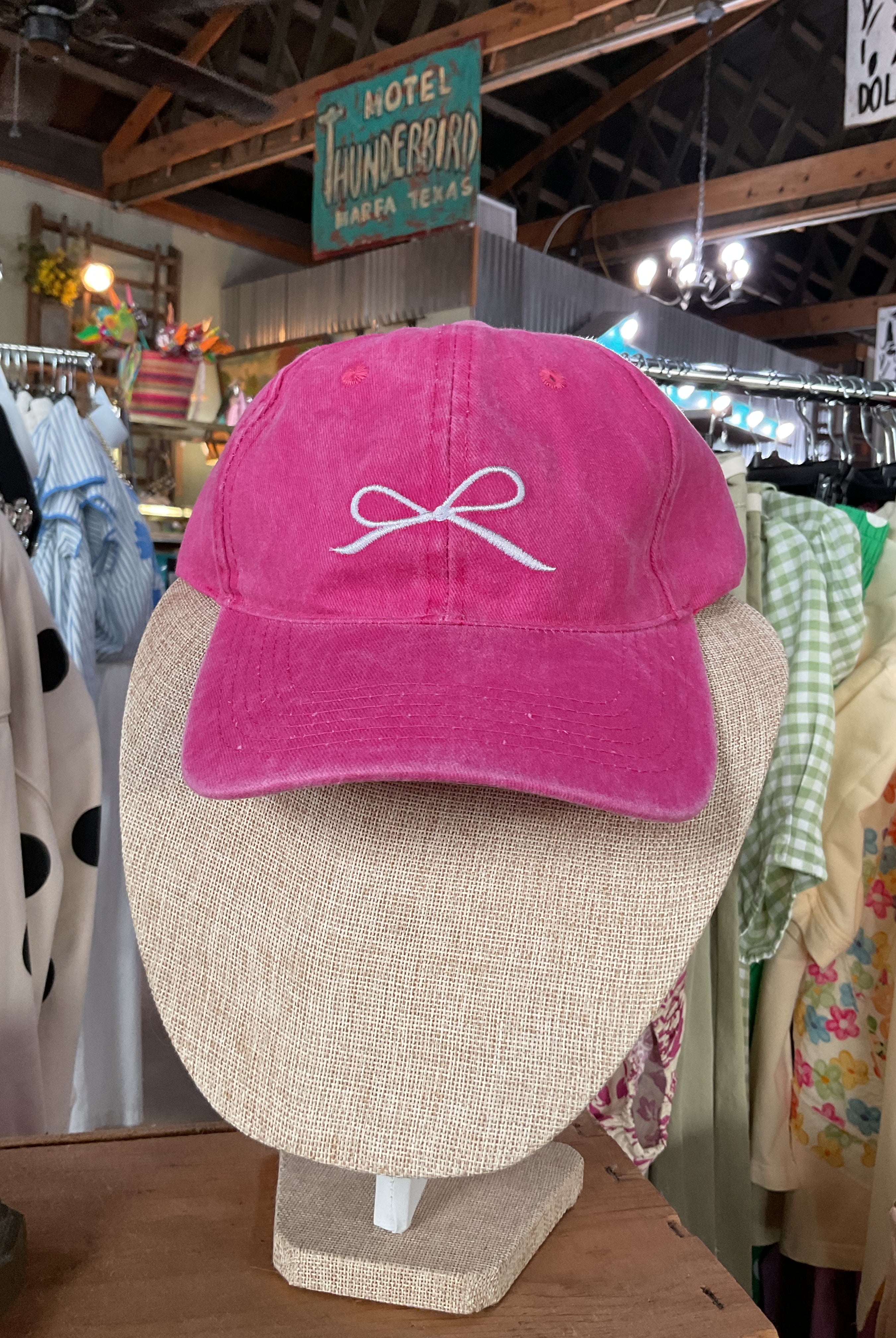 Hat- Sweet and Simple Bowtie-Hat-Zenana-Stuffology - Where Vintage Meets Modern, A Boutique for Real Women in Crosbyton, TX
