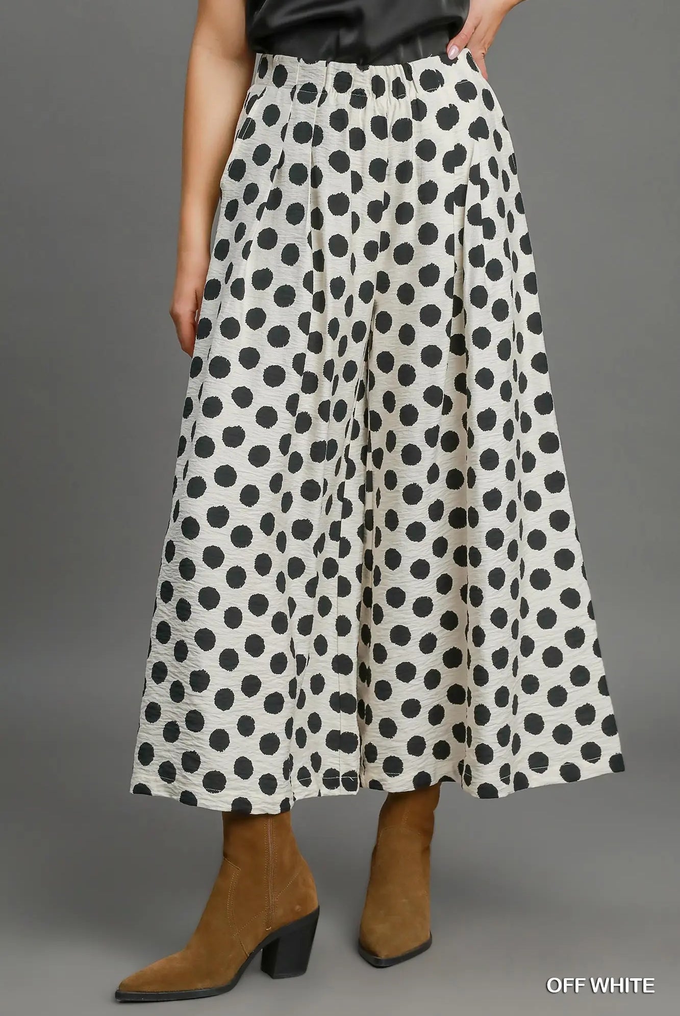 Polka Dot Palazzo Pants-Umgee-Stuffology - Where Vintage Meets Modern, A Boutique for Real Women in Crosbyton, TX