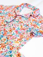 Floral Pattern Pajamas-Pajamas-Tickled Teal-Stuffology - Where Vintage Meets Modern, A Boutique for Real Women in Crosbyton, TX