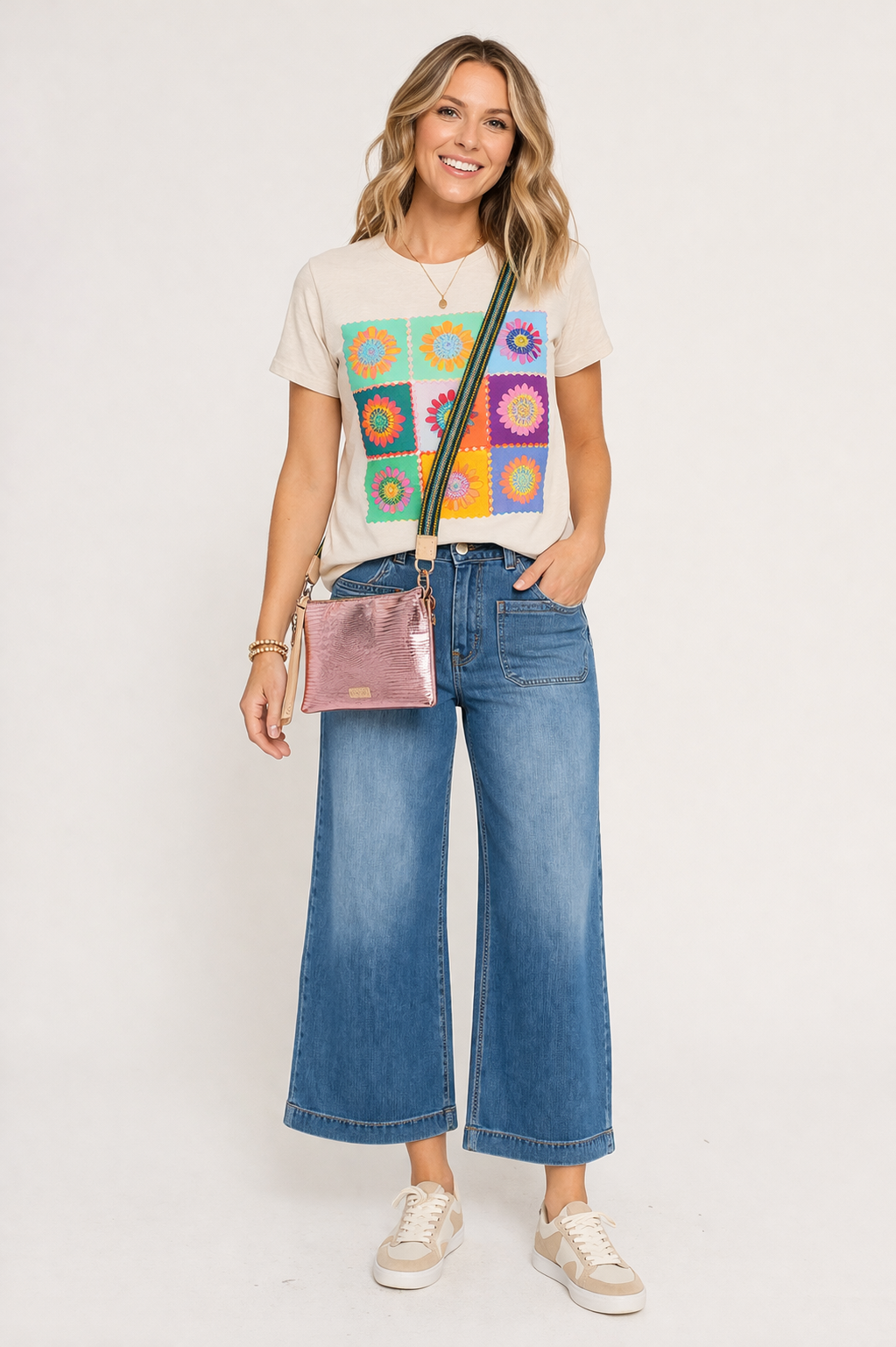 Color Me Happy Graphic Tee-Graphic Tees-Prickly Pear TX-Stuffology - Where Vintage Meets Modern, A Boutique for Real Women in Crosbyton, TX