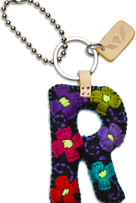 Consuela Charm, Black Felt R-Bag Charms-Consuela-Stuffology - Where Vintage Meets Modern, A Boutique for Real Women in Crosbyton, TX