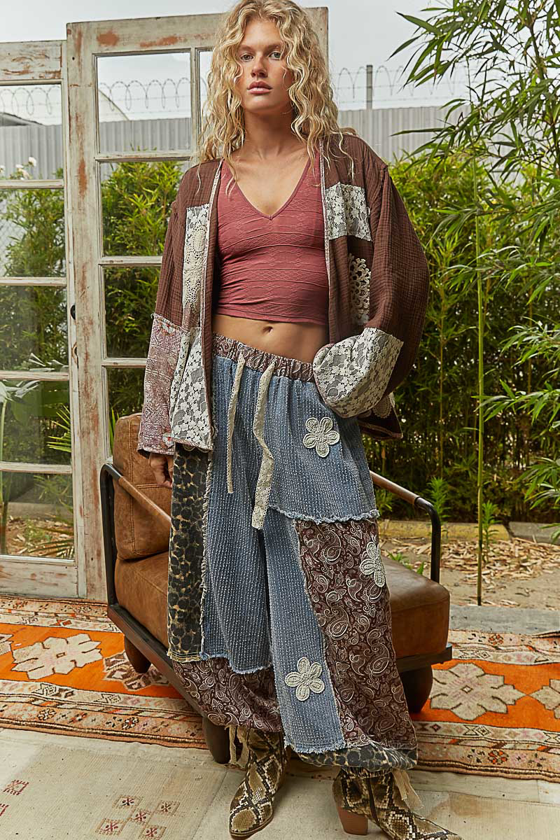 POL Clothing Choco Relaxed Fit Cardigan-Cardigan-POL Clothing-Stuffology - Where Vintage Meets Modern, A Boutique for Real Women in Crosbyton, TX