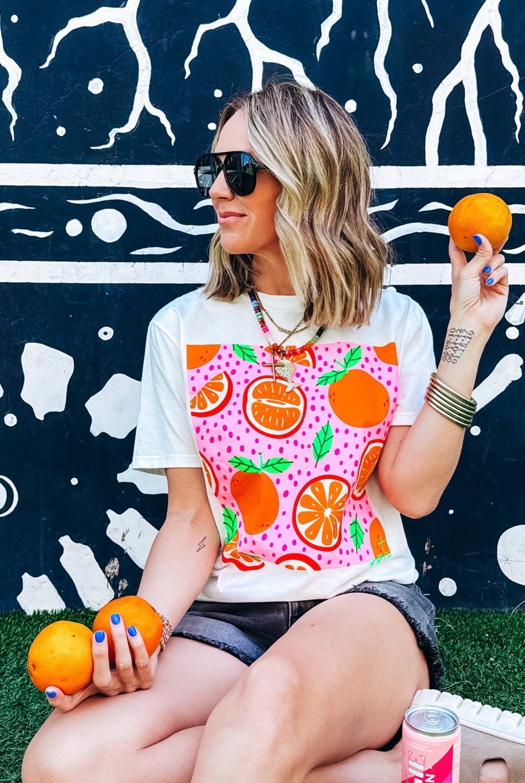 Citrus Pop Graphic Tee-Graphic Tees-Prickly Pear TX-Stuffology - Where Vintage Meets Modern, A Boutique for Real Women in Crosbyton, TX
