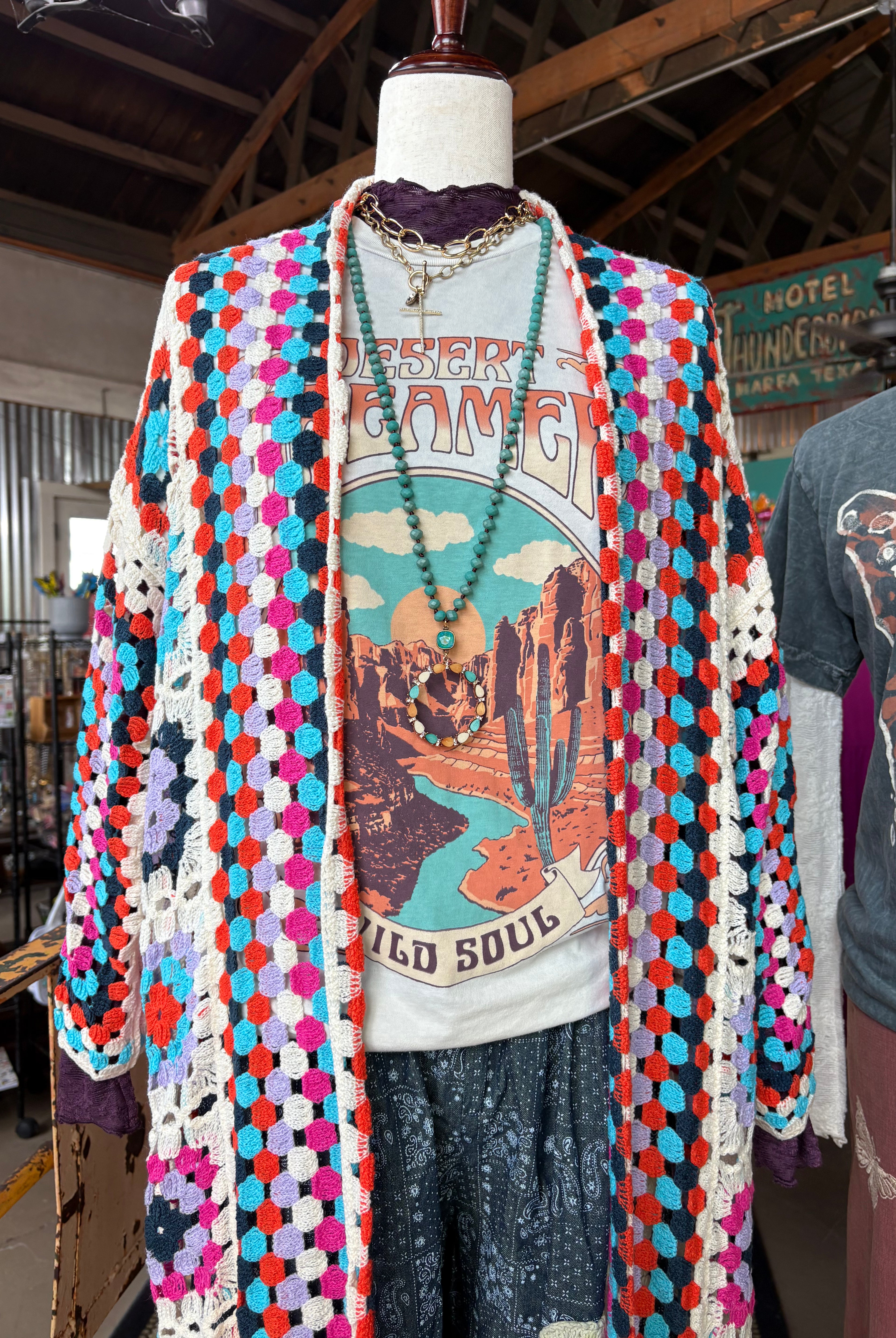 Desert Dreamer Graphic Top-Graphic Tees-Lotus Fashion Collection-Stuffology - Where Vintage Meets Modern, A Boutique for Real Women in Crosbyton, TX