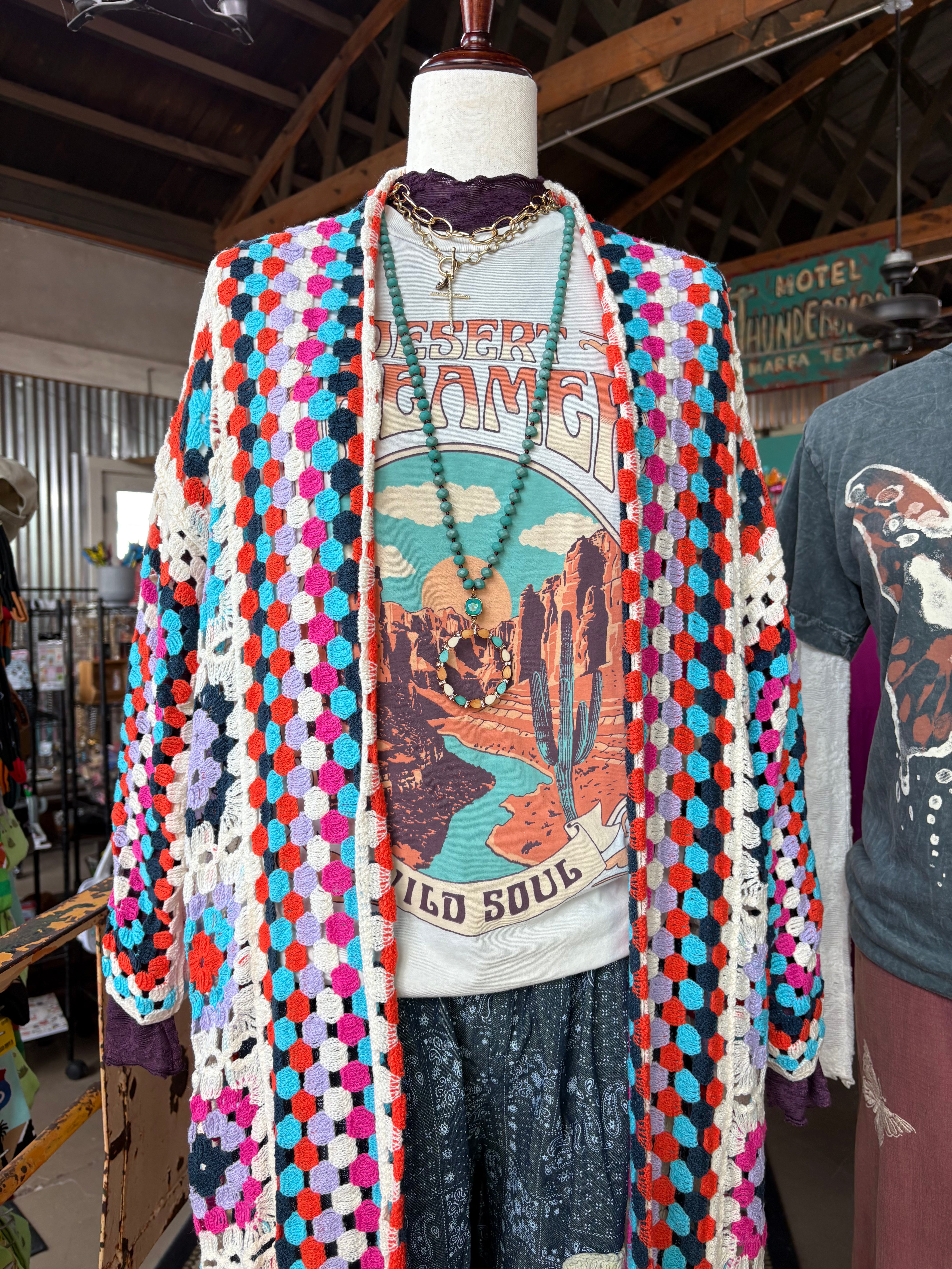 Desert Dreamer Graphic Top-Graphic Tees-Lotus Fashion Collection-Stuffology - Where Vintage Meets Modern, A Boutique for Real Women in Crosbyton, TX