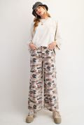 Floral Camo Wide Leg Pants-Pants-Easel-Stuffology - Where Vintage Meets Modern, A Boutique for Real Women in Crosbyton, TX