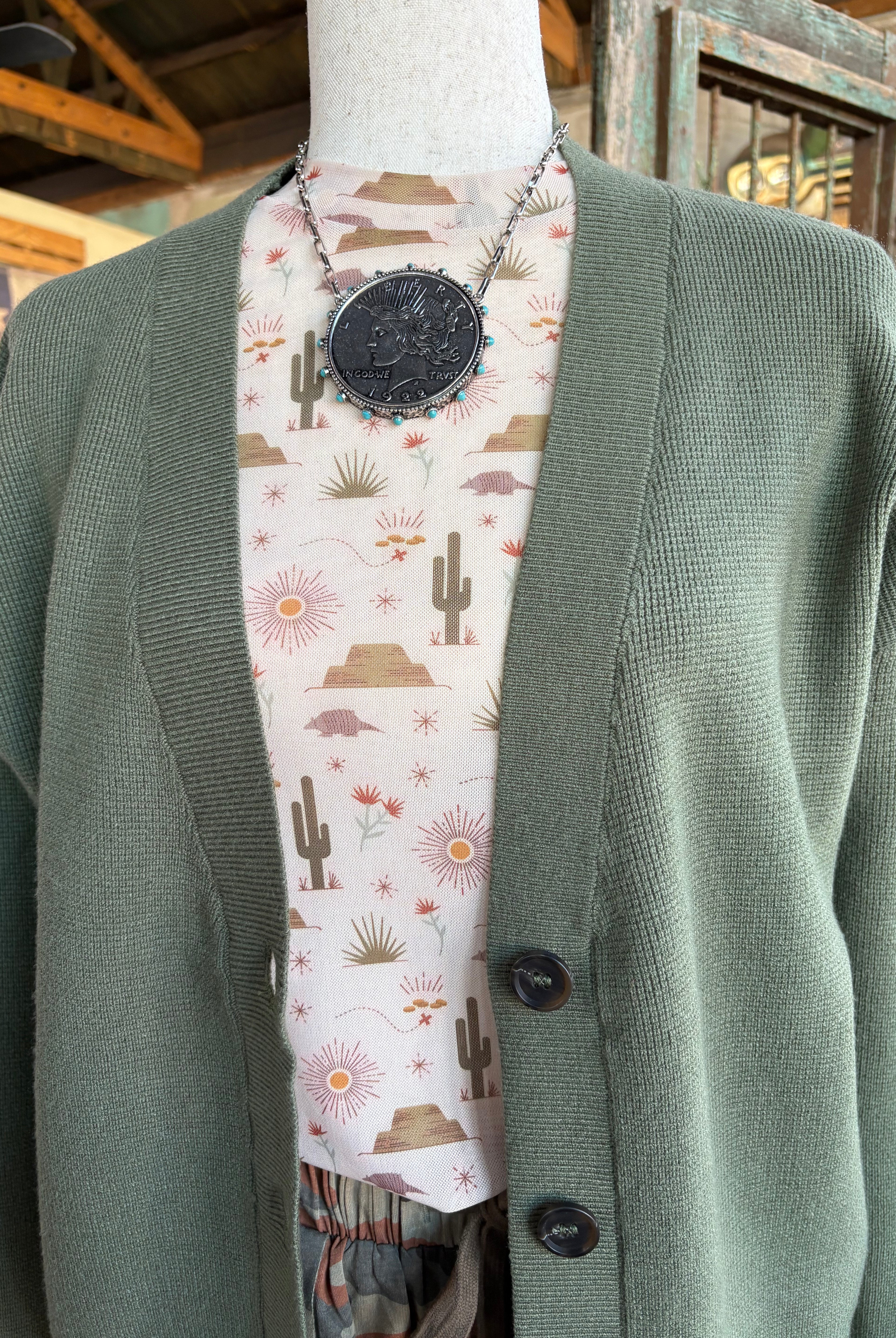 Cactus Desert Mesh Top-MESH TOP-Stuffology Boutique -Stuffology - Where Vintage Meets Modern, A Boutique for Real Women in Crosbyton, TX