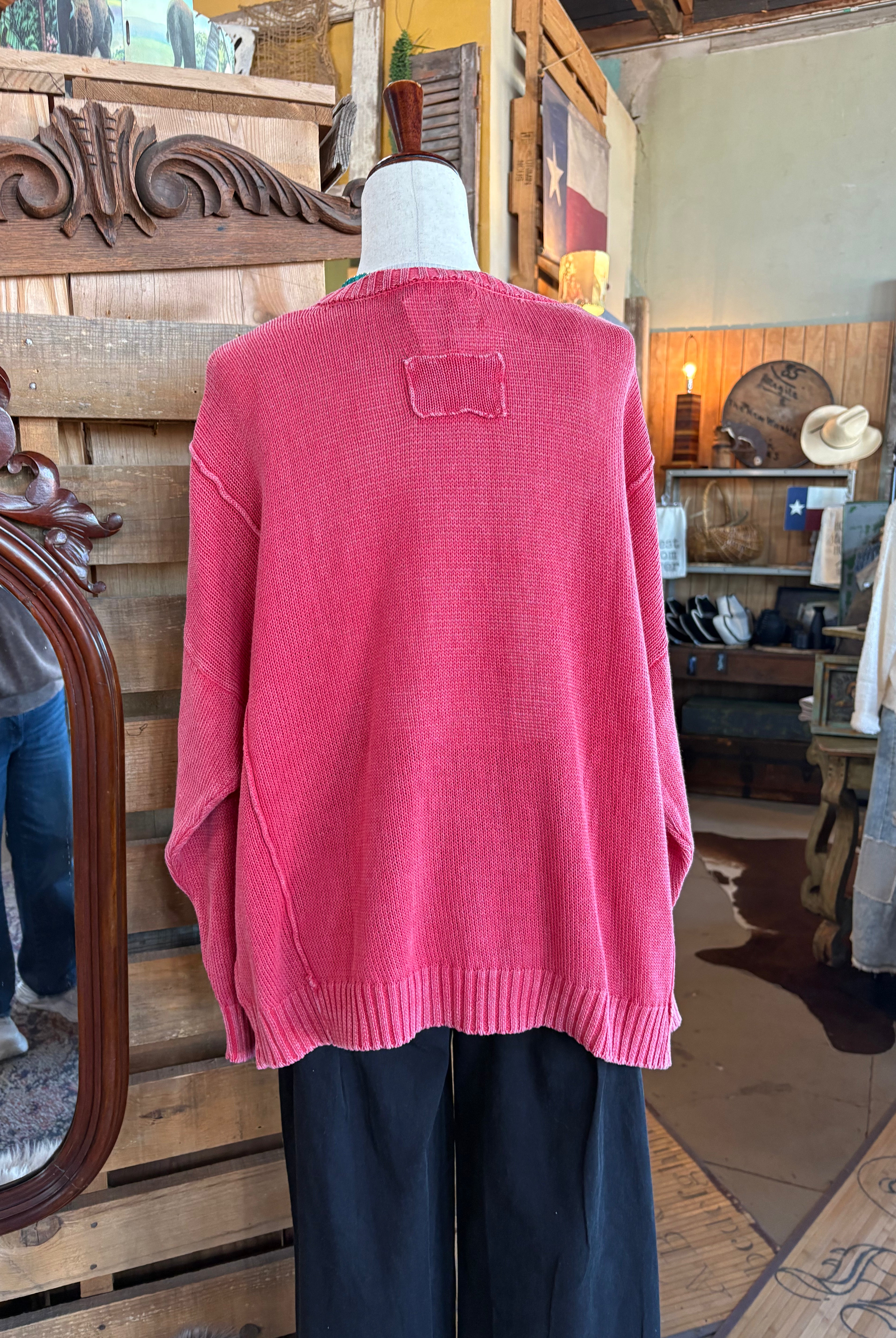 Cable Knit Sweater - Easel-EASEL-Stuffology - Where Vintage Meets Modern, A Boutique for Real Women in Crosbyton, TX