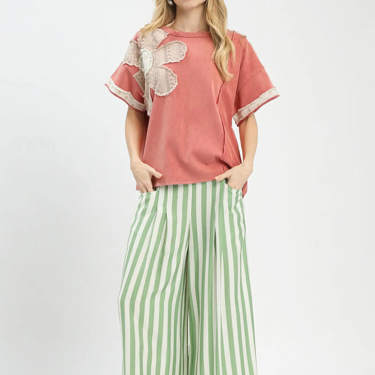 French Terry Floral Rose Top – Stuffology Boutique