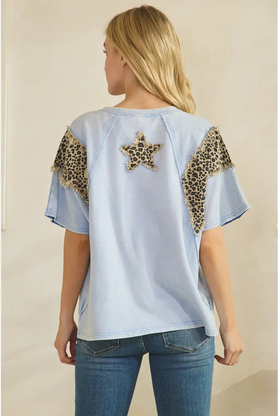 Wild Side Star Top-Tees-Sage + Fig-Stuffology - Where Vintage Meets Modern, A Boutique for Real Women in Crosbyton, TX