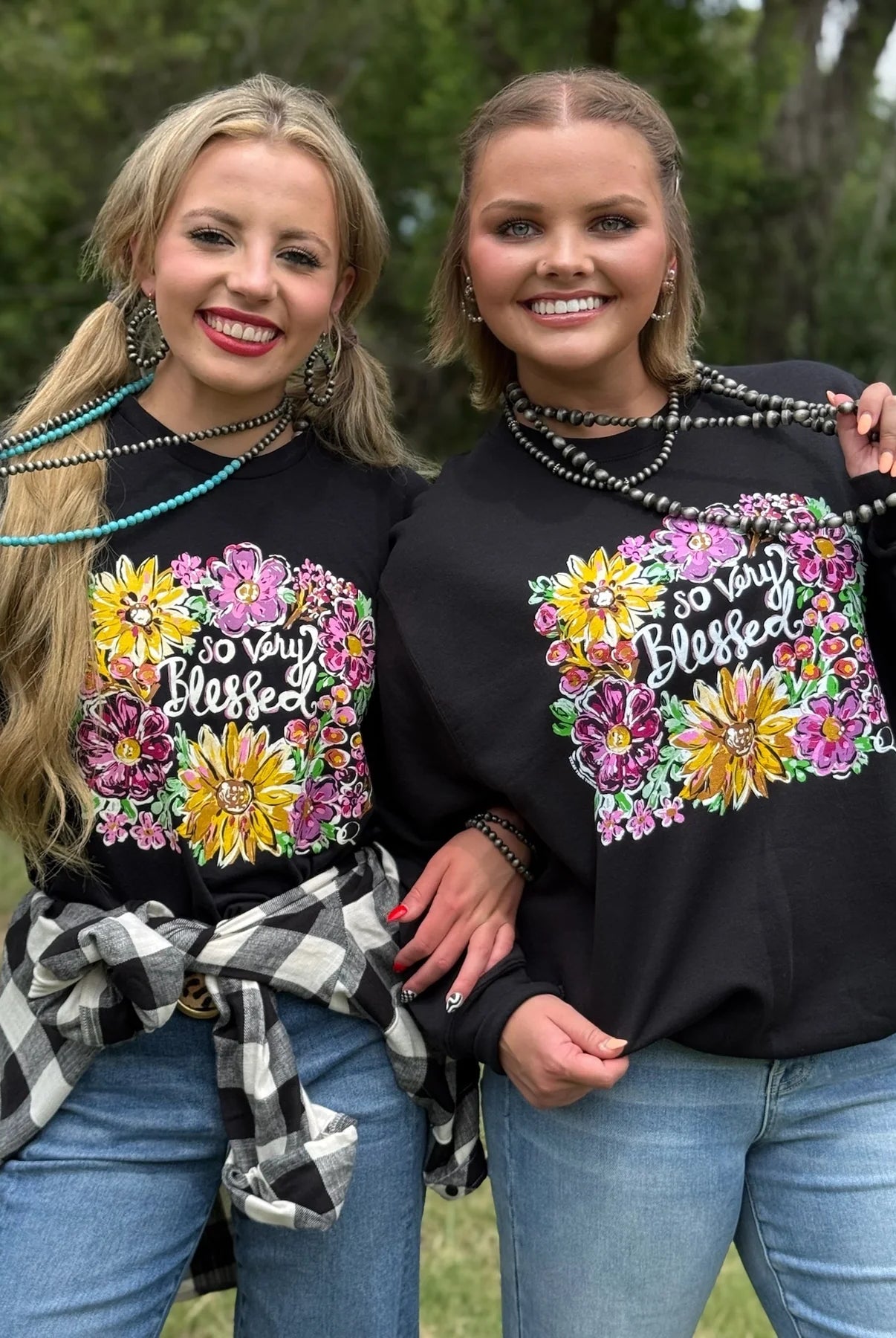 So Very Blessed Graphic Tee-Graphic Tees-Stuffology Boutique -Stuffology - Where Vintage Meets Modern, A Boutique for Real Women in Crosbyton, TX