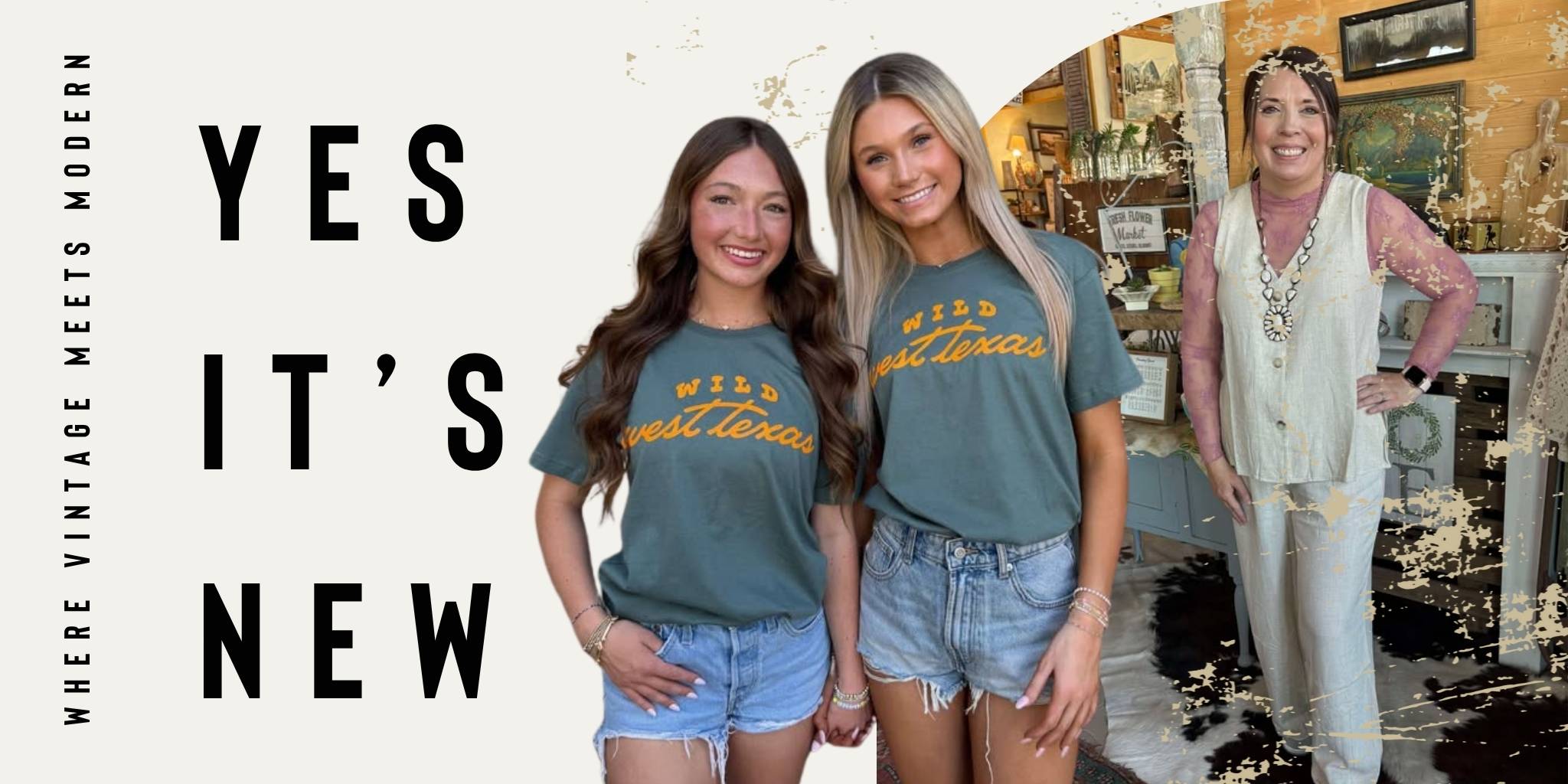 Yes it's New | Where Vintage Meets Modern | Stuffology Boutique | Crosbyton, TX