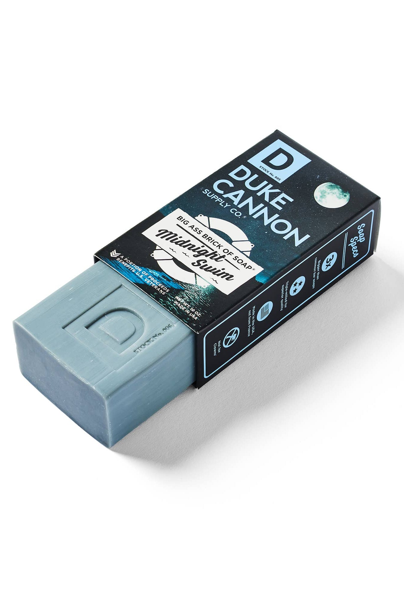 Big Ass Brick of Soap - Midnight Swim-Soaps-Duke Cannon-Stuffology - Where Vintage Meets Modern, A Boutique for Real Women in Crosbyton, TX