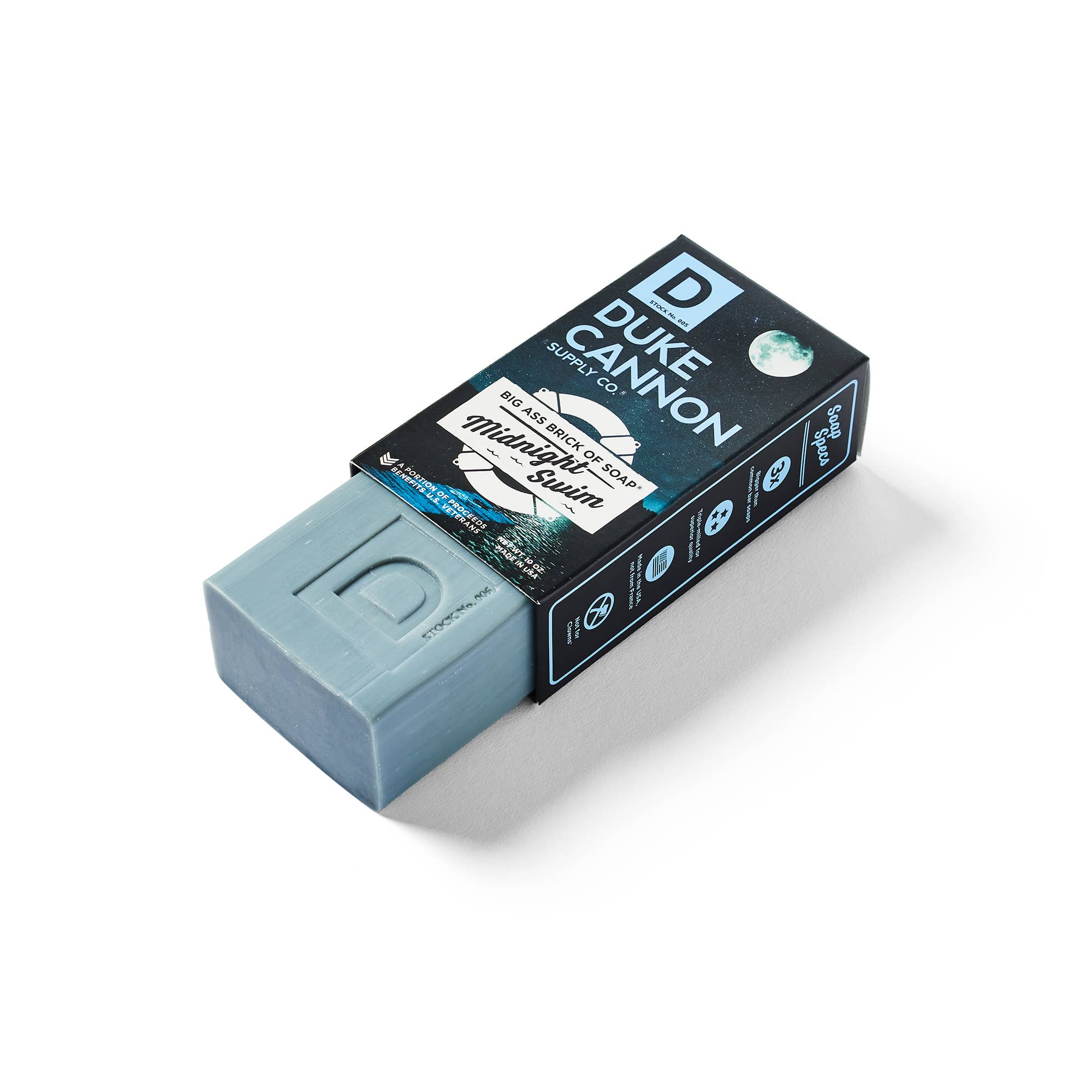 Big Ass Brick of Soap - Midnight Swim-Soaps-Duke Cannon-Stuffology - Where Vintage Meets Modern, A Boutique for Real Women in Crosbyton, TX