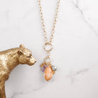 Desert Bloom – Long Cluster Charm Necklace-Necklaces-PennyLine inc-Stuffology - Where Vintage Meets Modern, A Boutique for Real Women in Crosbyton, TX