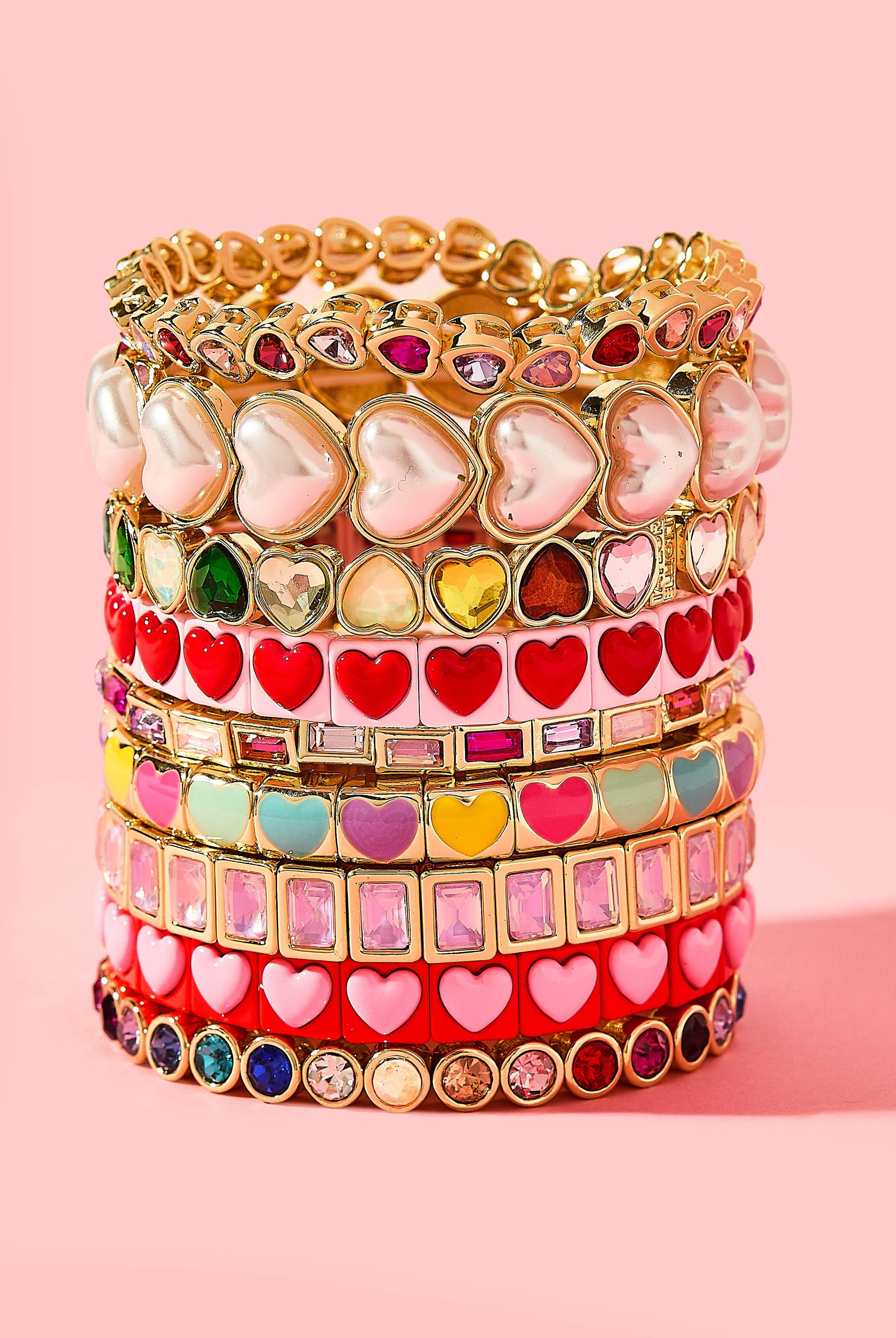 Stretch Bracelet - Assorted Styles - Valentine's Day-Bracelets-Taylor Elliott Designs-Stuffology - Where Vintage Meets Modern, A Boutique for Real Women in Crosbyton, TX