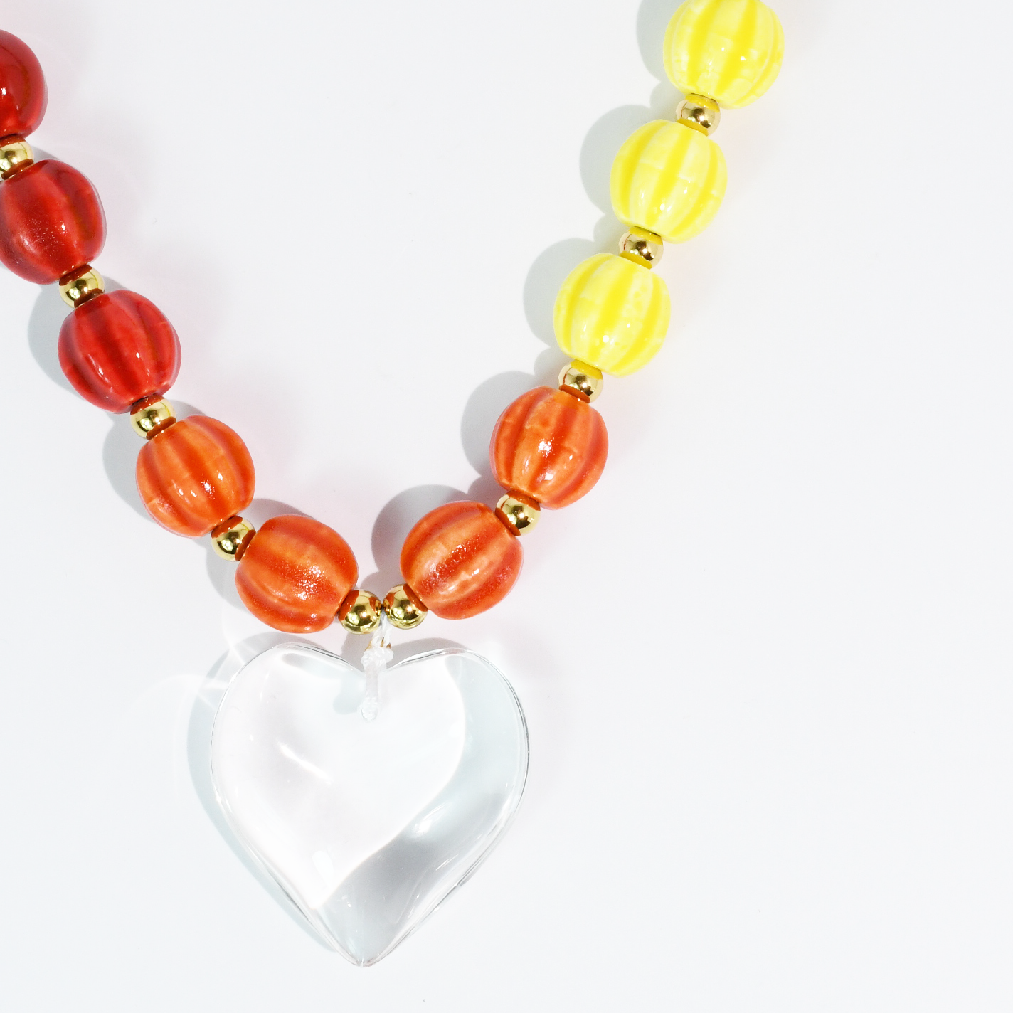Happy Heart Necklace-Necklaces-Treasure Jewels Inc.-Stuffology - Where Vintage Meets Modern, A Boutique for Real Women in Crosbyton, TX
