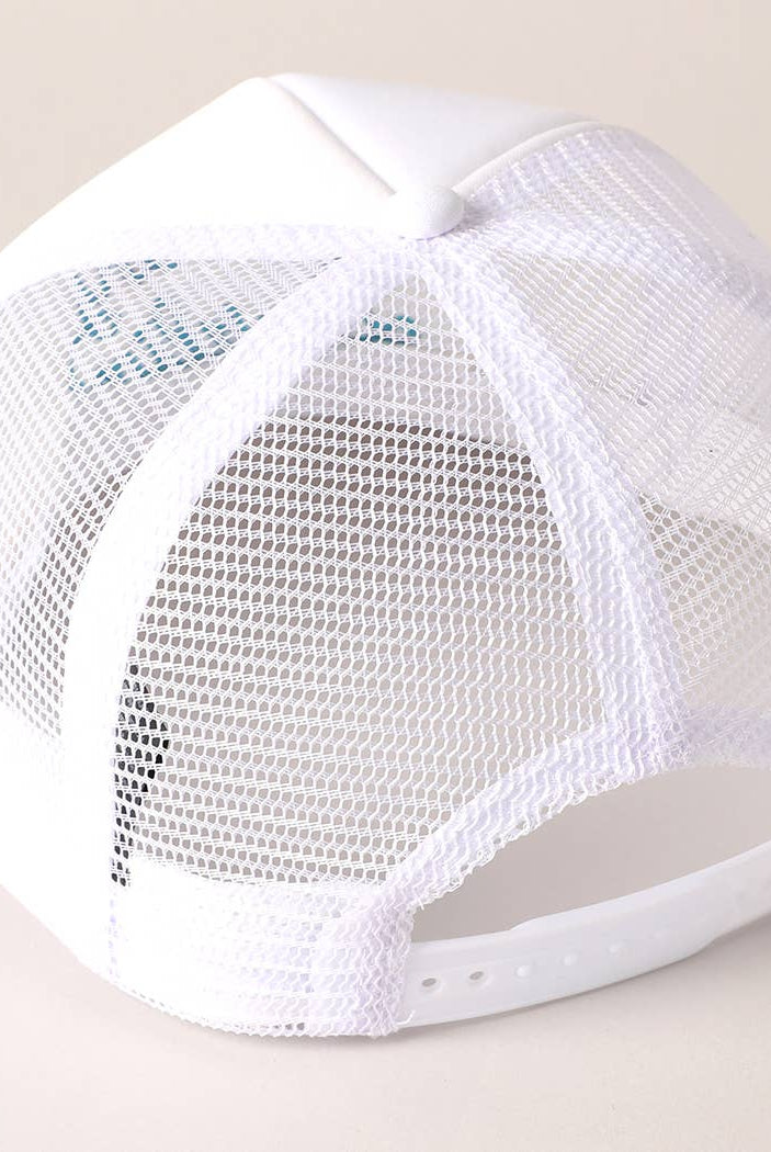 Howdy Darlin' Embroidered Mesh Back Trucker Cap | Stuffology Boutique-Hats-Fashion City-Stuffology - Where Vintage Meets Modern, A Boutique for Real Women in Crosbyton, TX