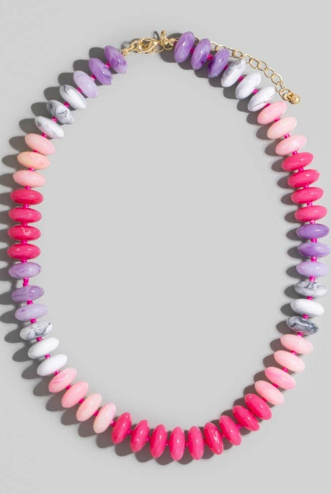 Wild Bloom Pop Necklace-necklace-The Looks by Fame Accessories-Stuffology - Where Vintage Meets Modern, A Boutique for Real Women in Crosbyton, TX
