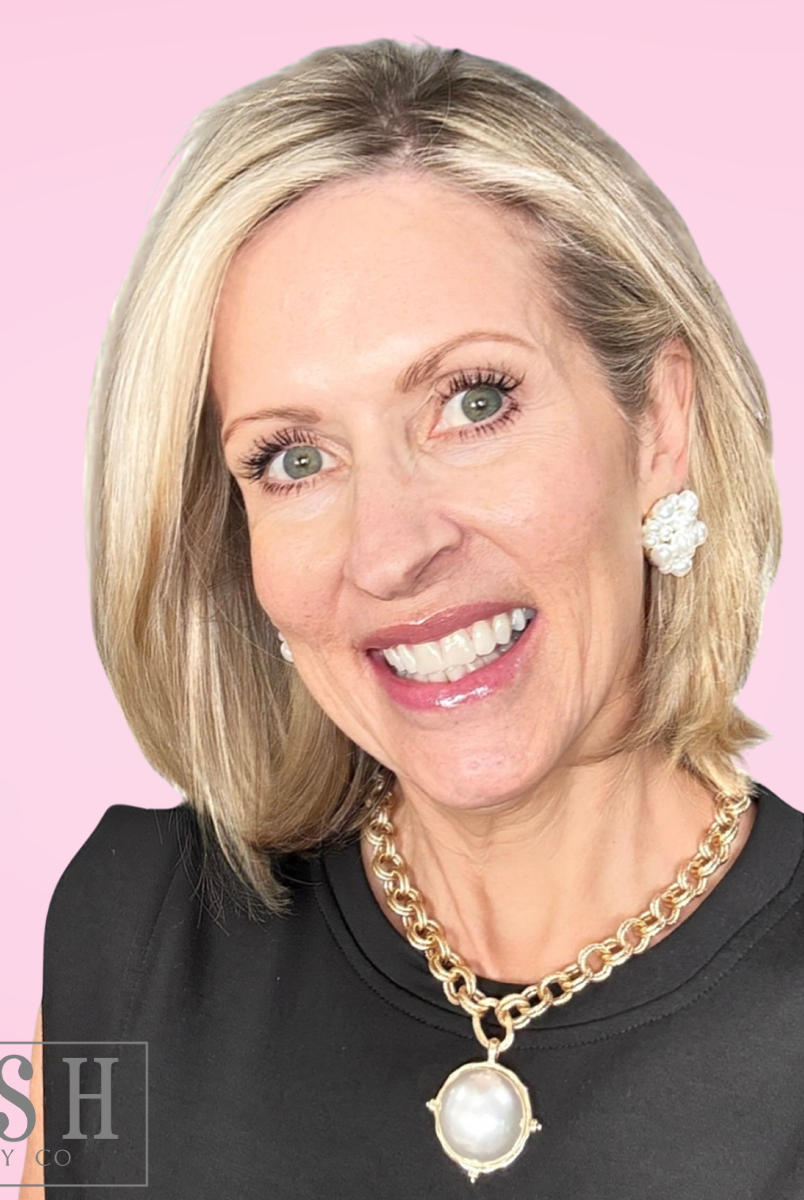 Pearl bead pendant necklace-necklace-Pink Panache Brands-Stuffology - Where Vintage Meets Modern, A Boutique for Real Women in Crosbyton, TX