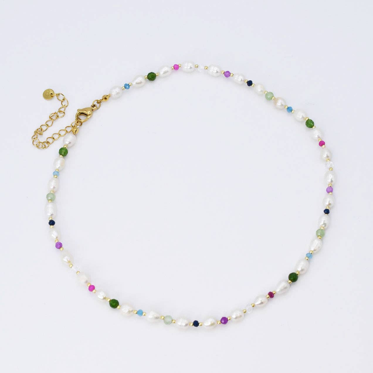 Pearl girl Gemstone-necklace-Treasure Jewels Inc.-Stuffology - Where Vintage Meets Modern, A Boutique for Real Women in Crosbyton, TX