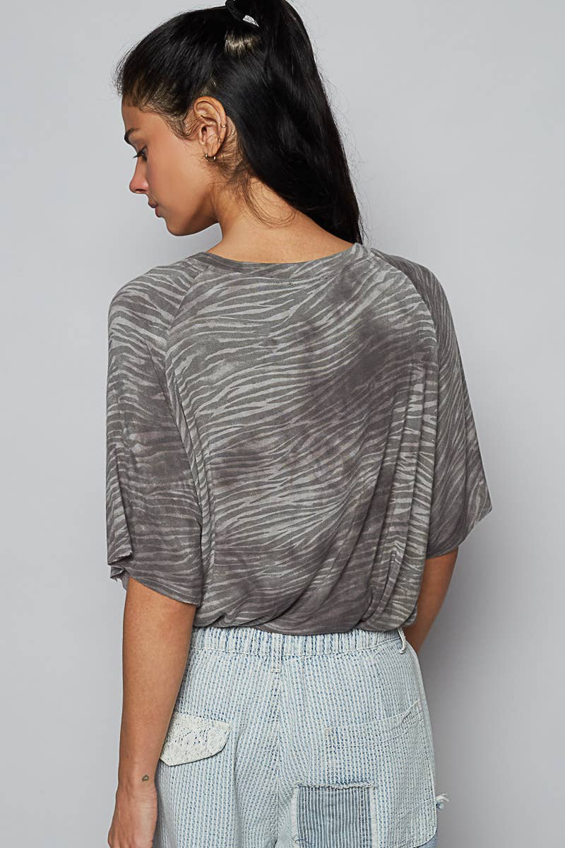 Leopard Short Sleeve Tee-Pol Clothing-Stuffology - Where Vintage Meets Modern, A Boutique for Real Women in Crosbyton, TX